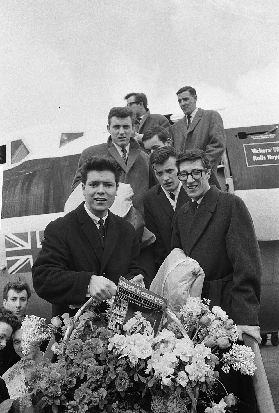 Cliff Richard and The Shadows in 1962