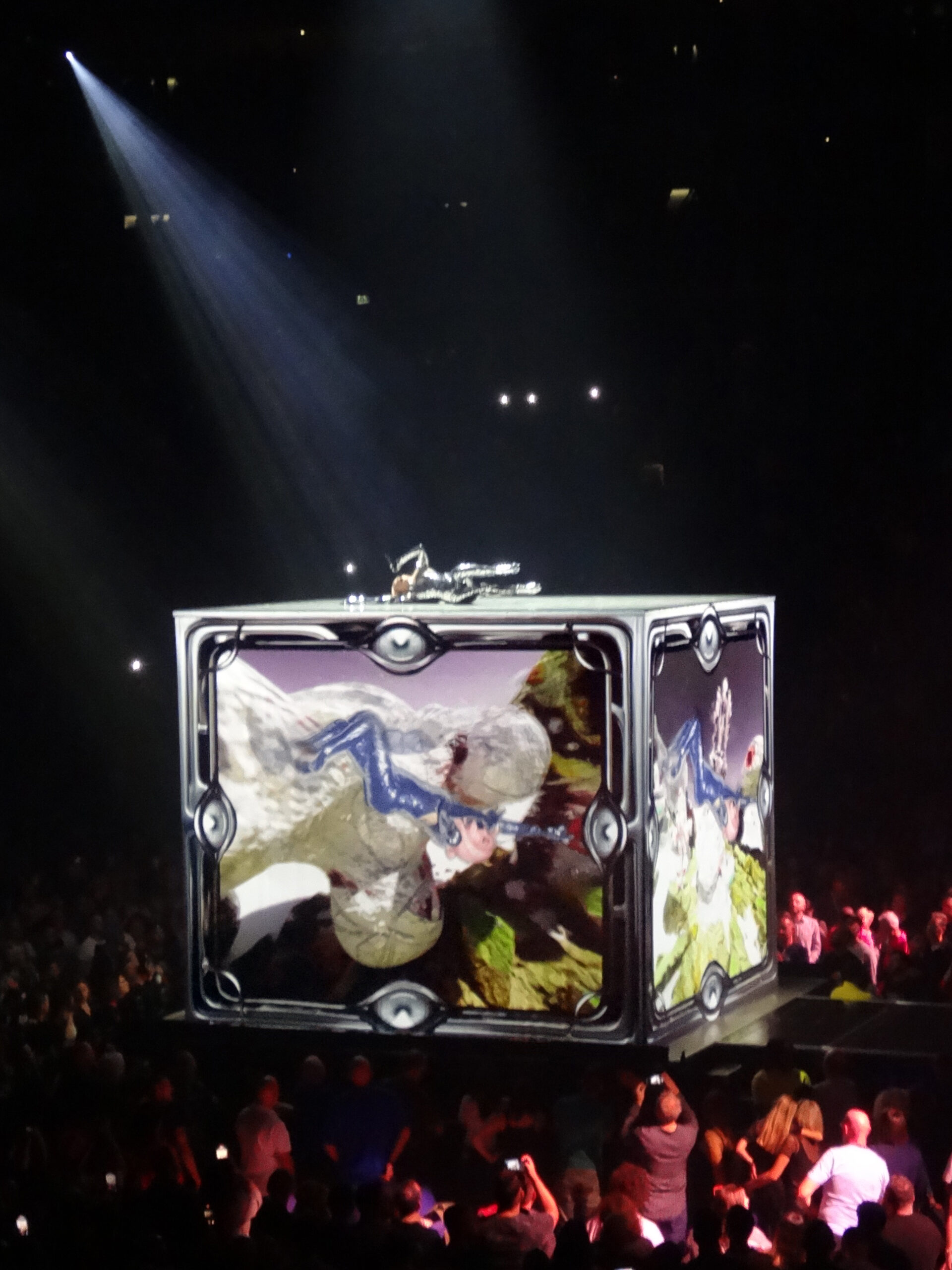 Madonna performing, featured in PCMusicMax coverage of her seven wins at the 2026 MTV VMAs